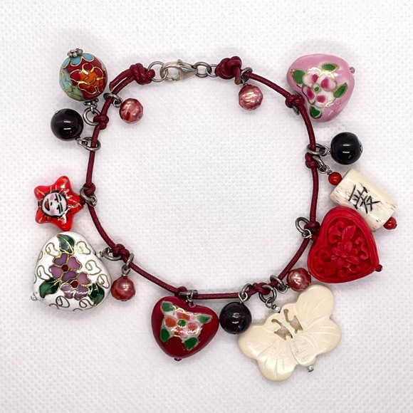 Unique gorgeous charm bracelet for adult (or child)! Exquisite Charms. - Picture 3 of 12